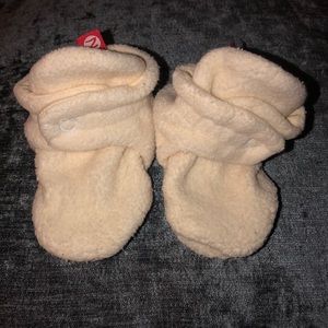 Cream Zutano Booties
